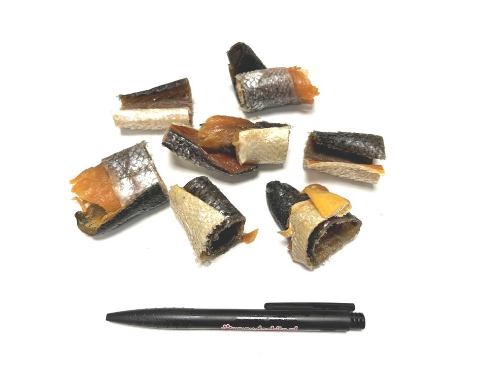 Zalmhuid Ringen met Vlees