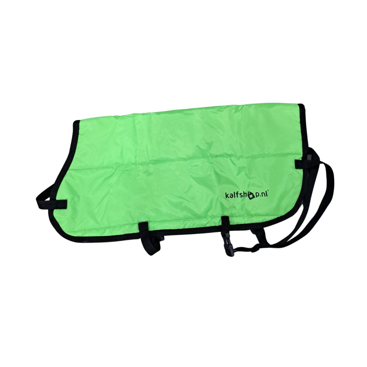 Gekleurd kalverdekje | groen | rug 74 cm